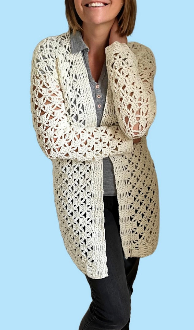 Avani Cardi - haakpatroon vest