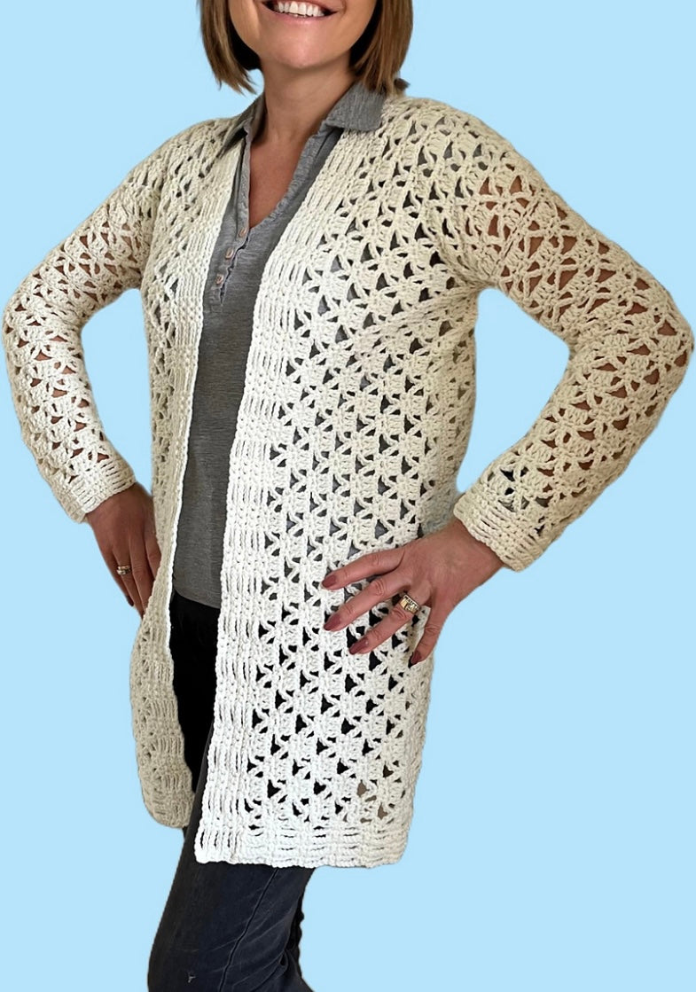 Avani Cardi - haakpatroon vest