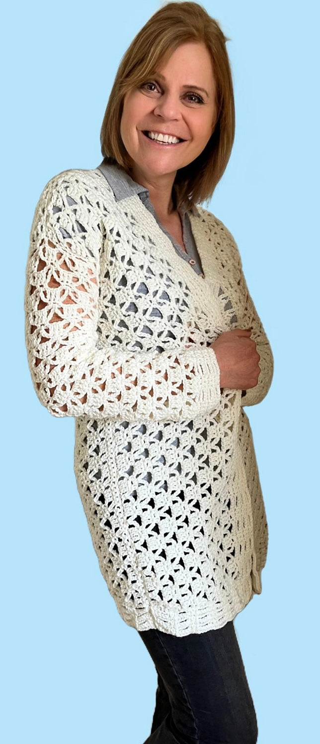 Avani Cardi - haakpatroon vest