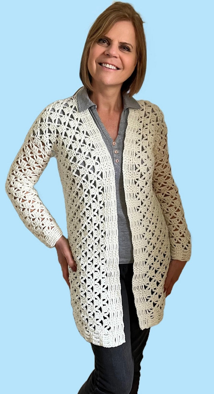 Avani Cardi - haakpatroon vest