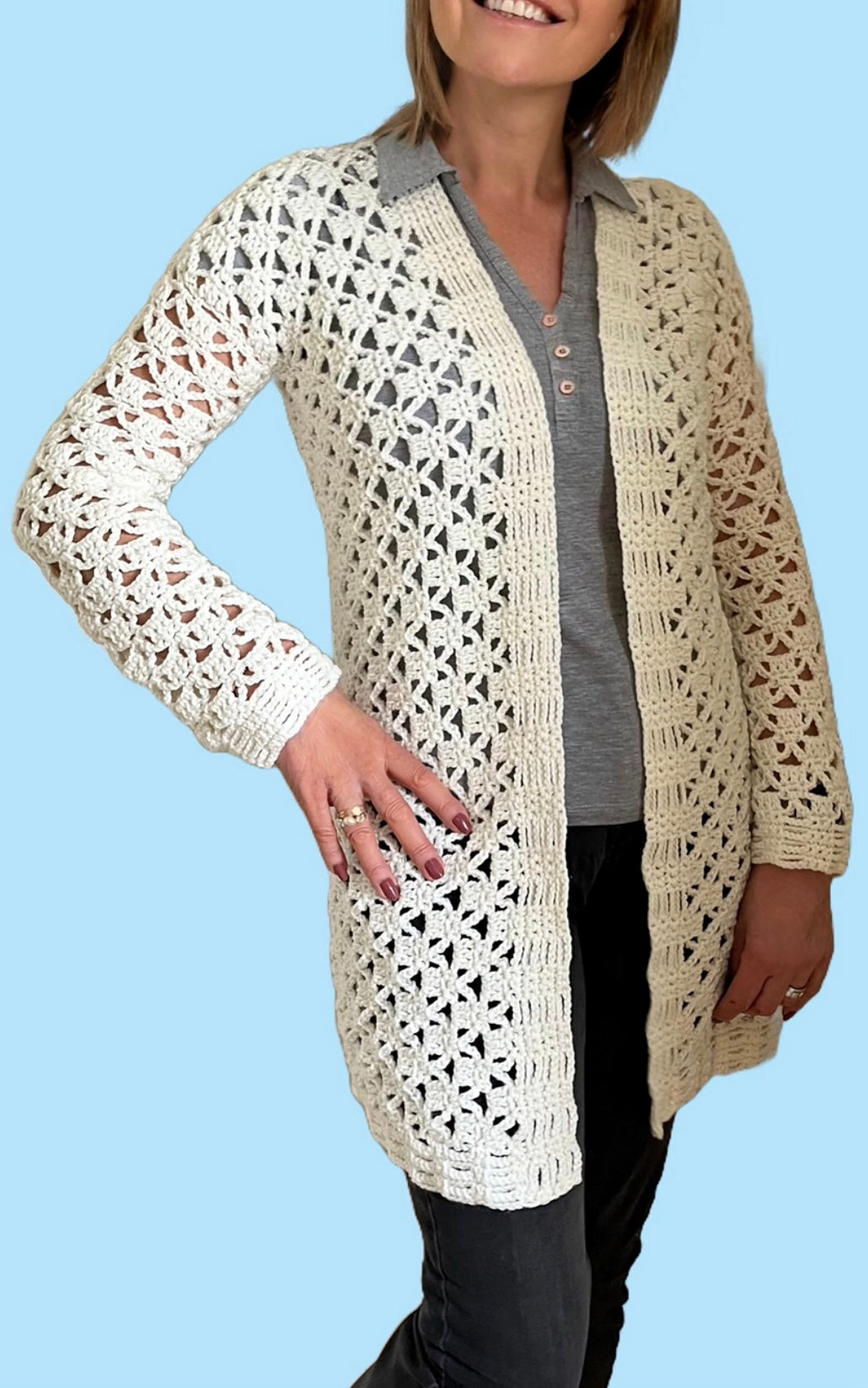 Avani Cardi - haakpatroon vest