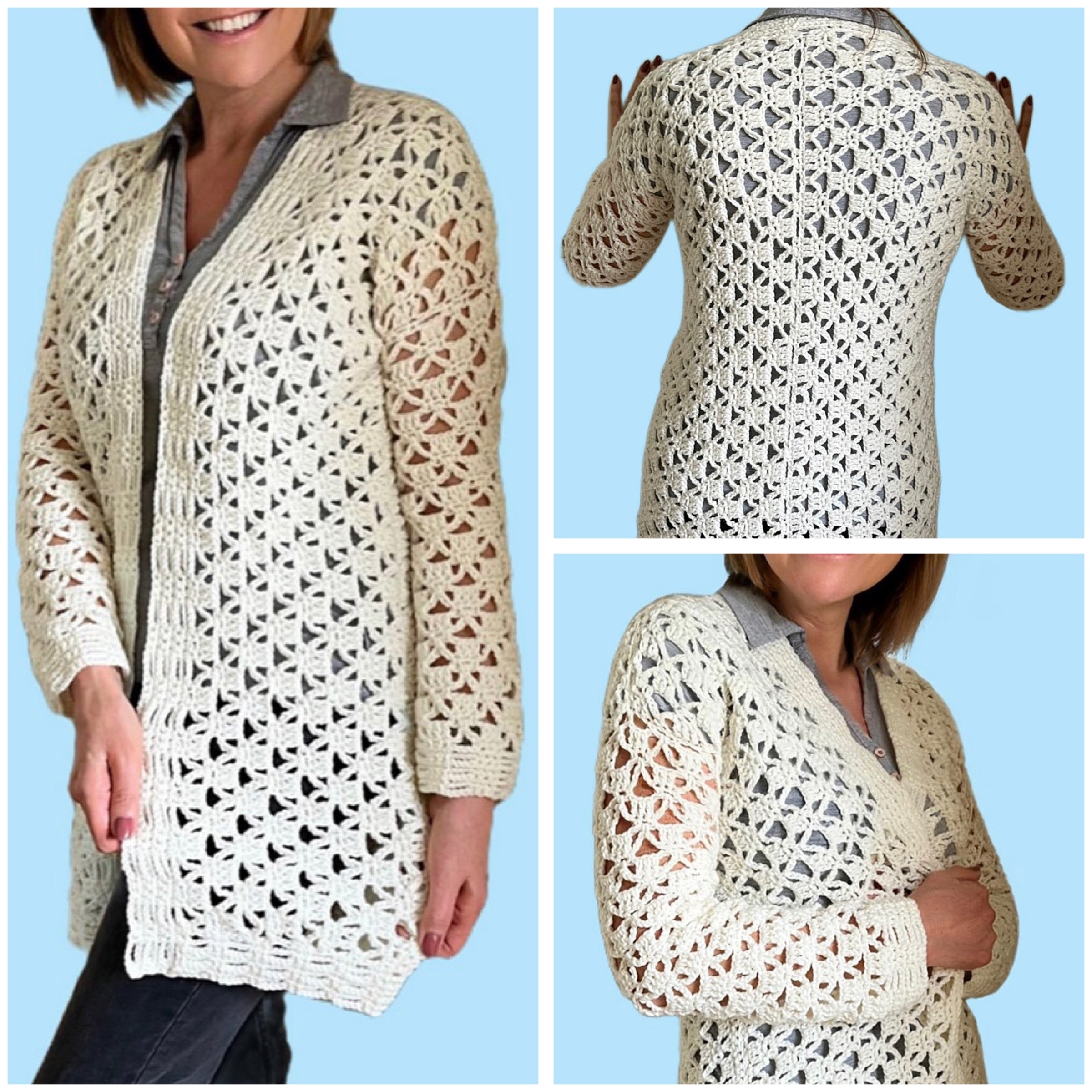 Avani Cardi - haakpatroon vest