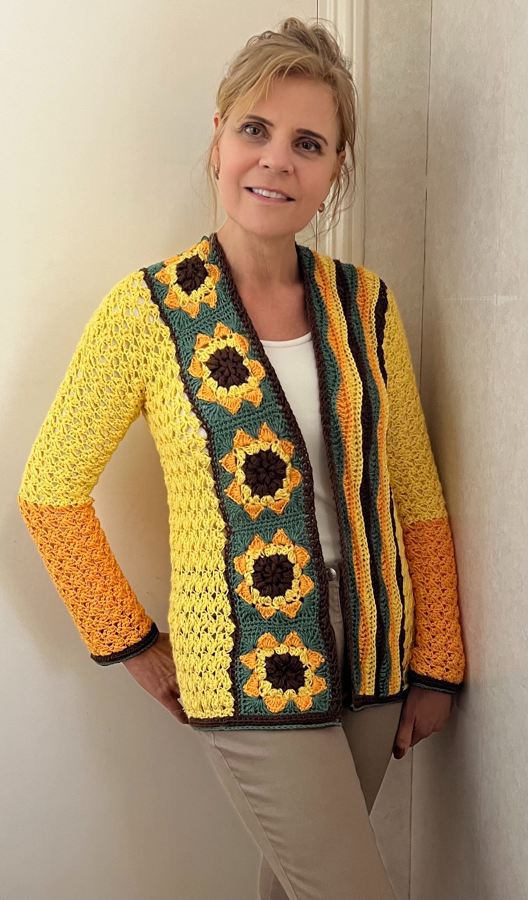 Sunflower Power Vest - Haakpatroon