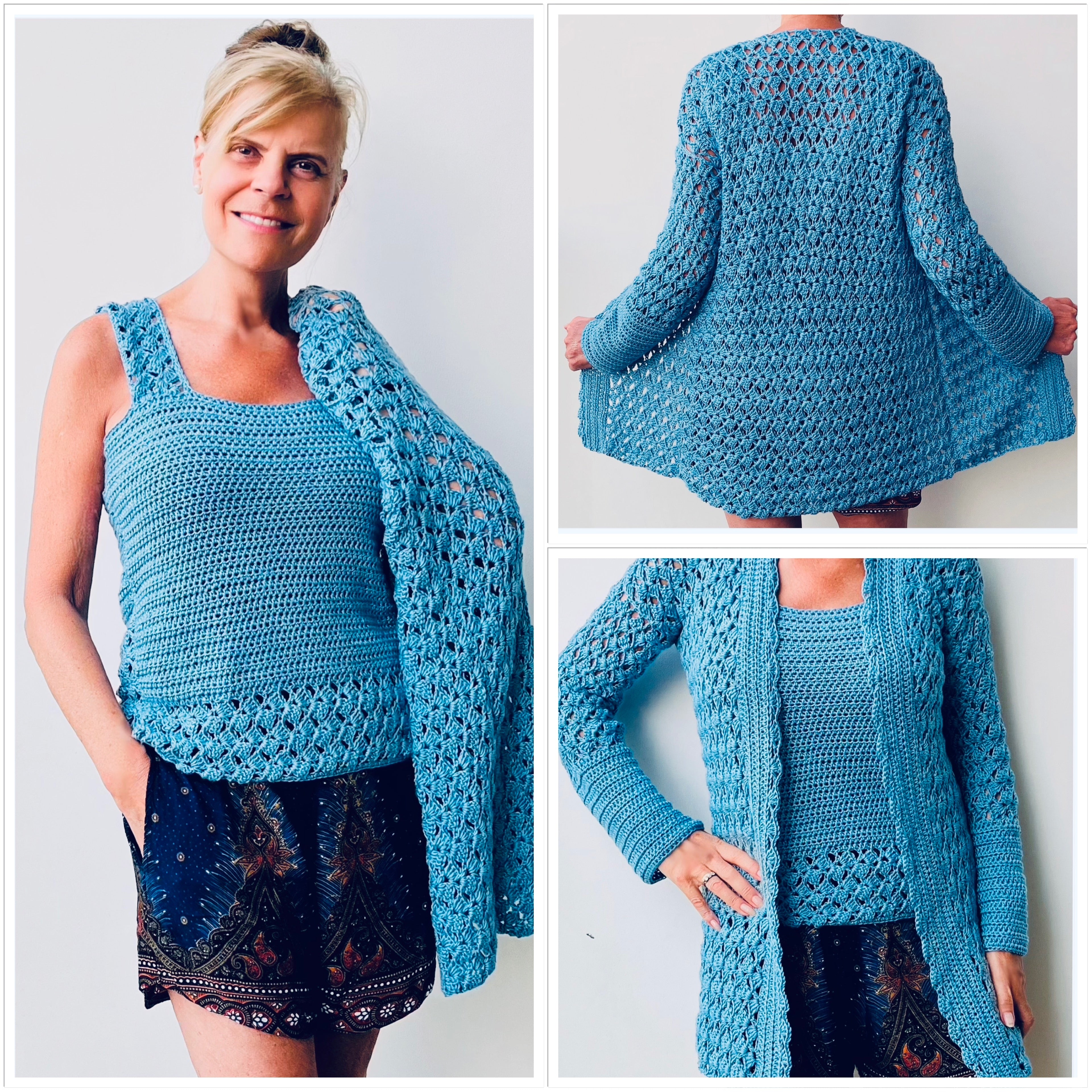 Serenity Glow Duo - Twinset - Haakpatroon  - digital pdf