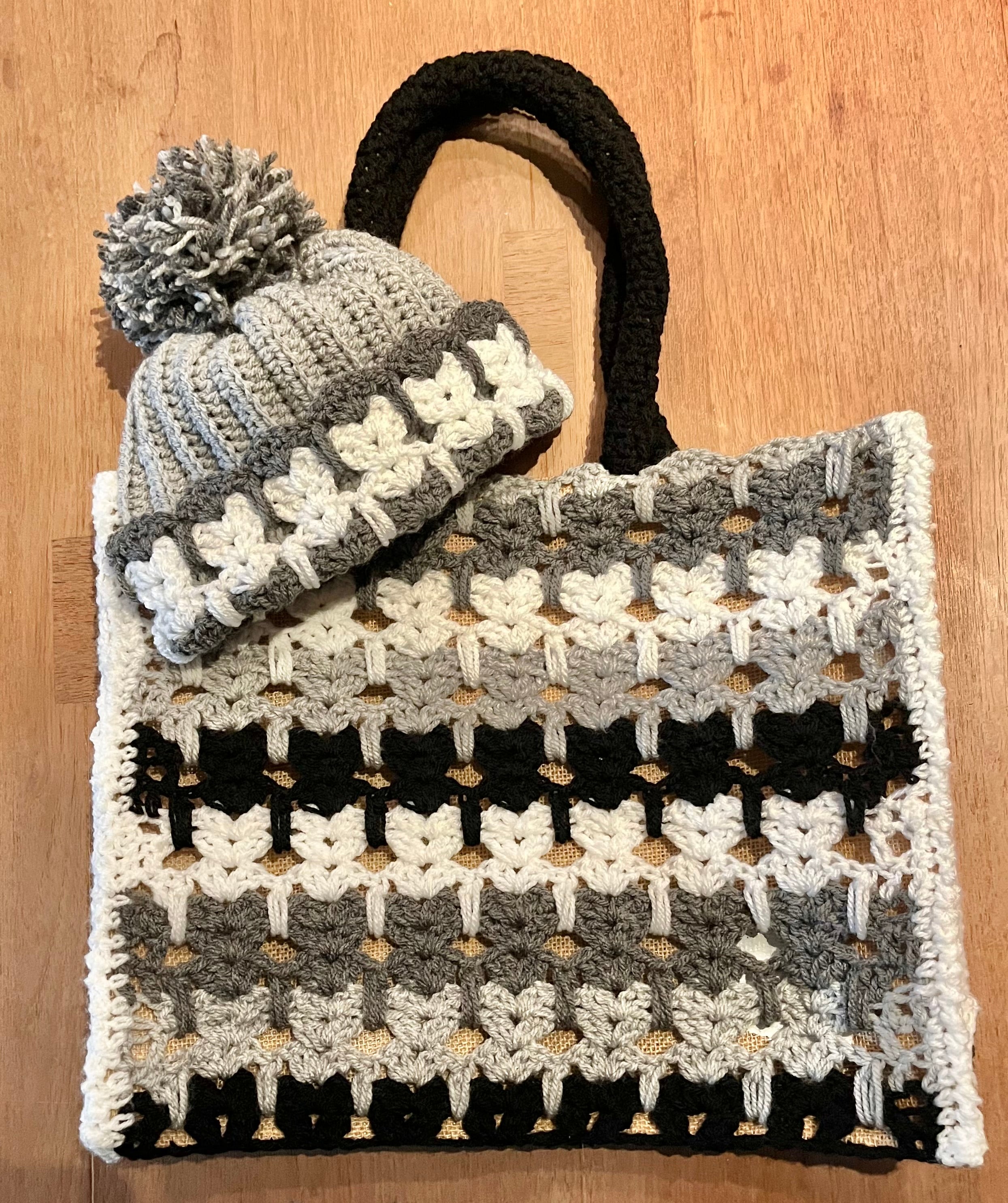 Kattenstreken!😺- Pocketshawl + Muts + Tas - set van 3 - Nederlands Haakpatroon- digital pdf