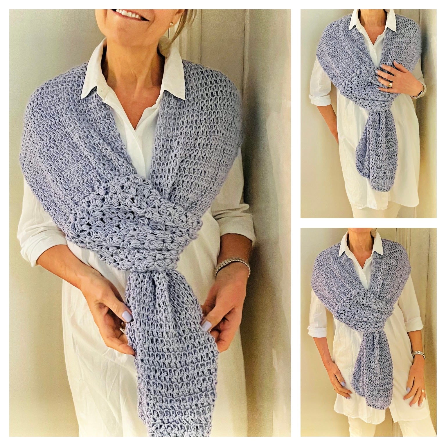 Its a Wrap -Slip Knoop- Zomer Shawl - Haakpatroon