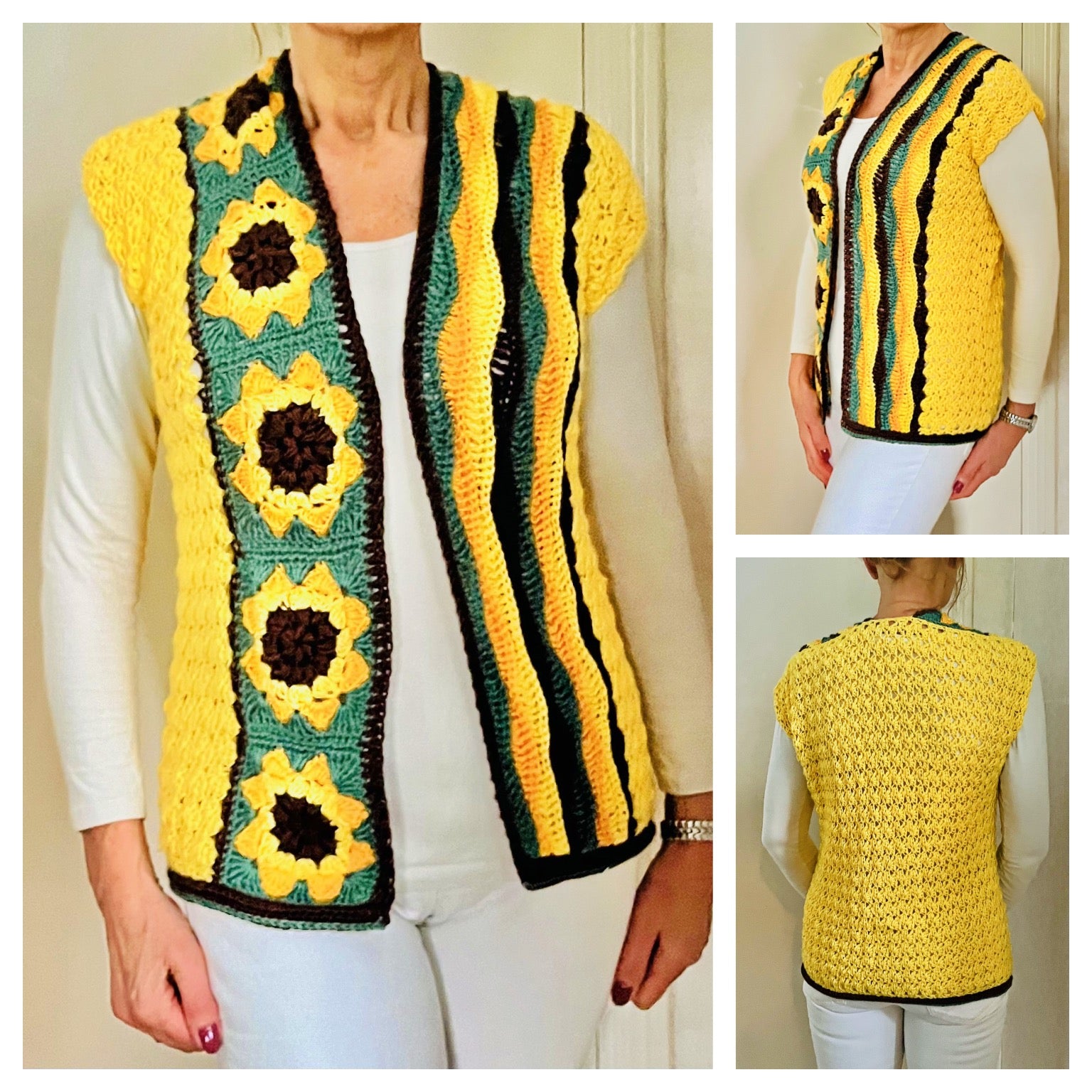 Sunflower Power Vest - Haakpatroon