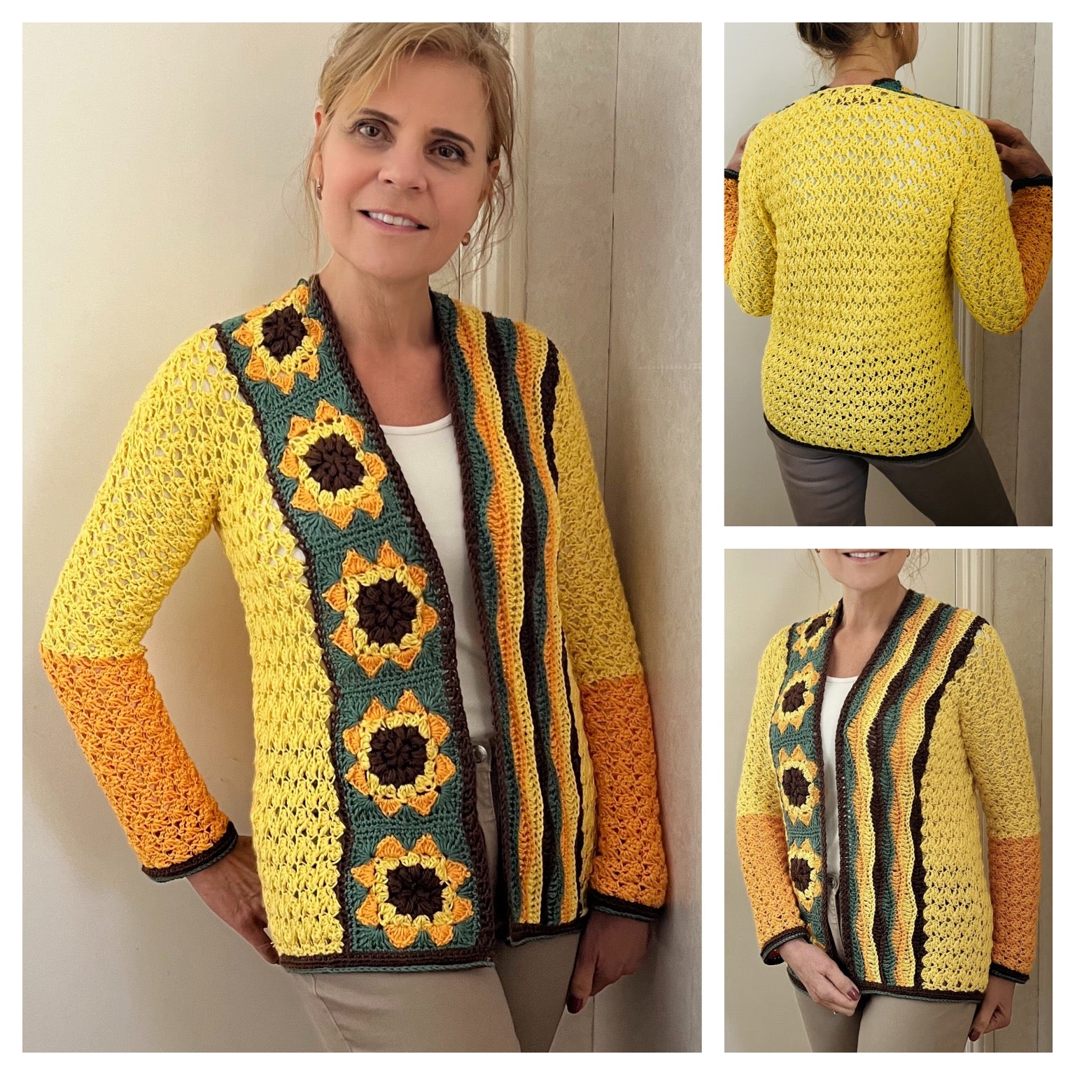 Sunflower Power Vest - Haakpatroon