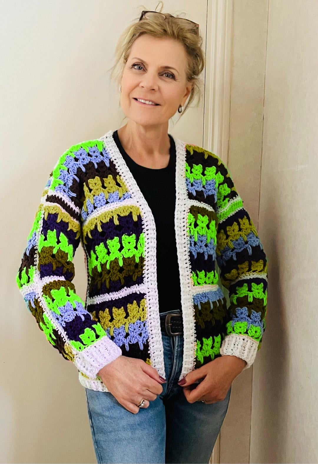 Kaleidoscope Kitty Squares Vest - Haakpatroon