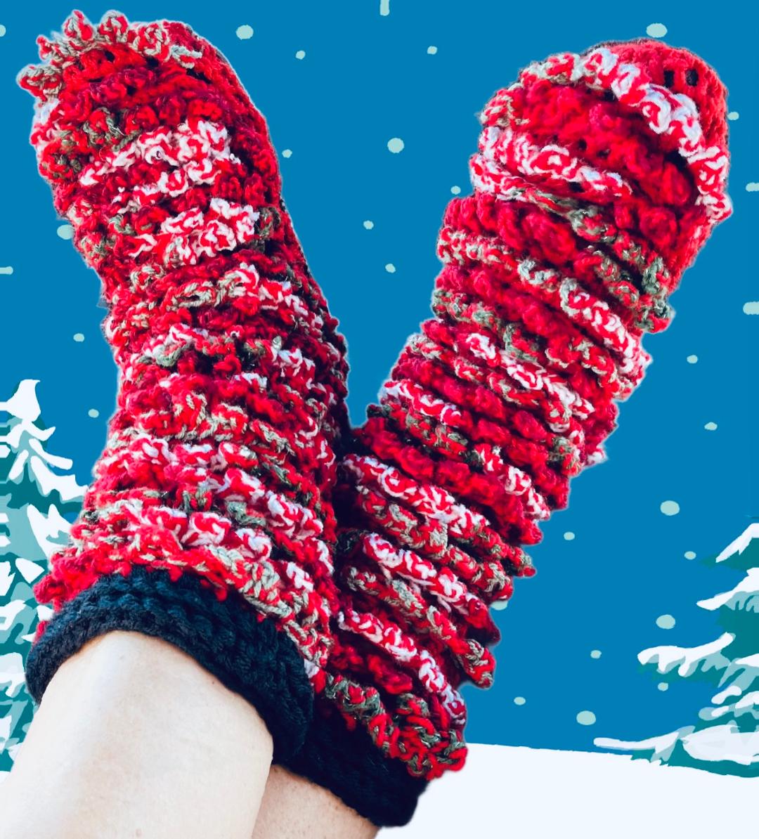 Santa's Favorite SOLE mates - Slippers & Laarsjes - Nederlands Haakpatroon - digital pdf