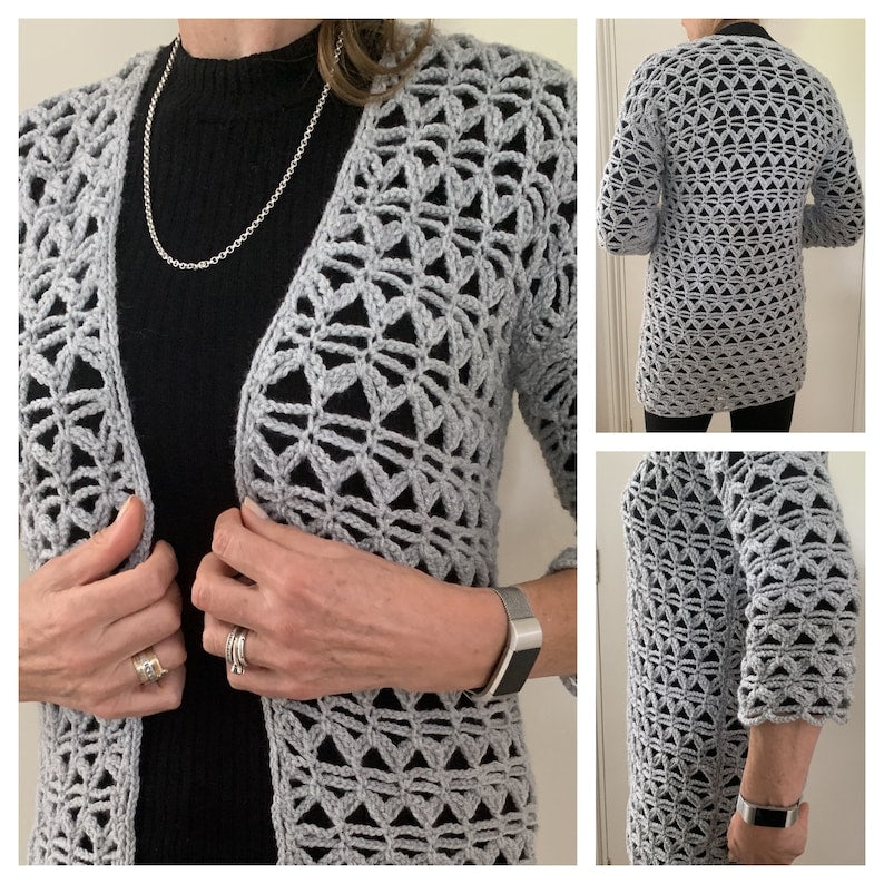 Caught in triangles Vest - Haakpatroon