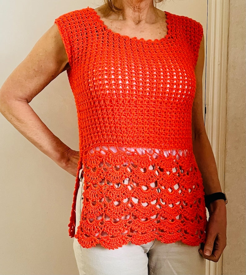 Picot Bello Zomer Top-Haakpatroon