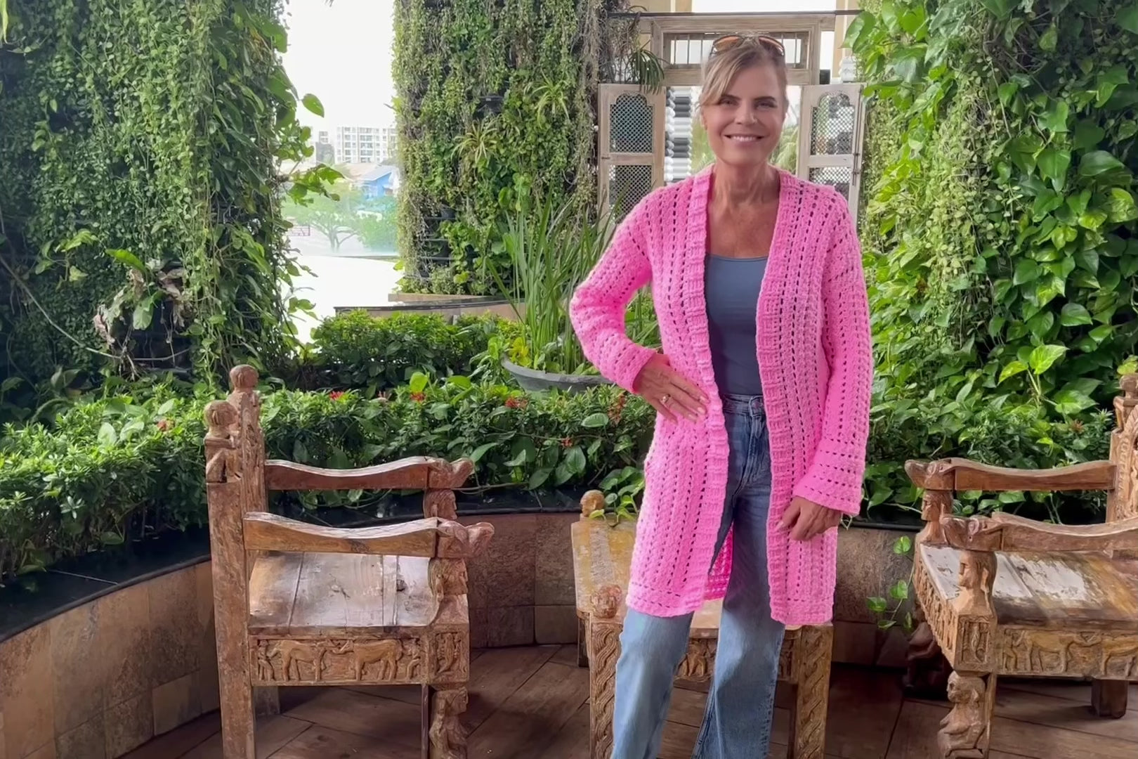 "In the Pink" Vest - Haakpatroon - pdf