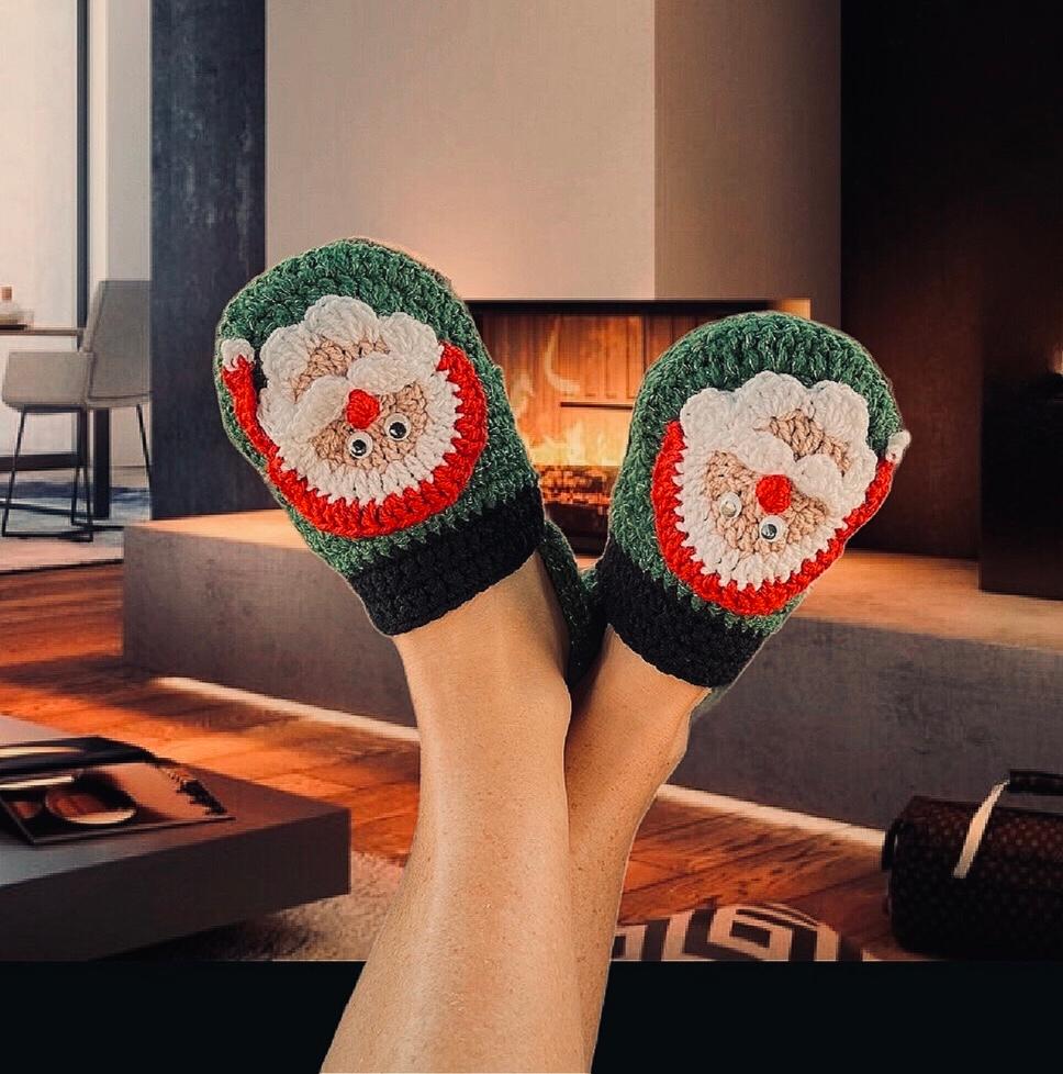 Frosti & Santa Slippers - Haakpatroon - pdf