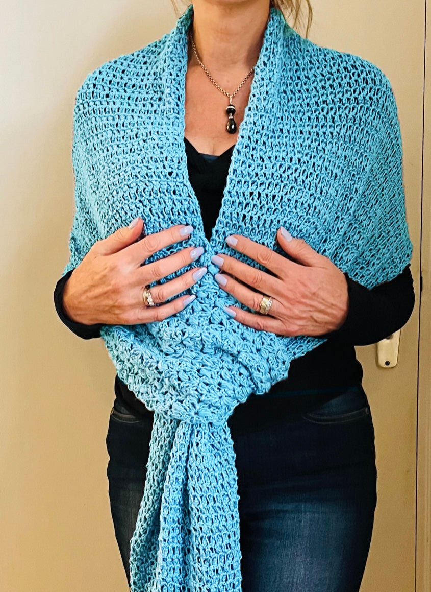 Its a Wrap -Slip Knoop- Zomer Shawl - Haakpatroon