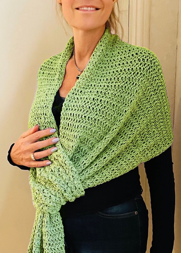 Its a Wrap -Slip Knoop- Zomer Shawl - Haakpatroon