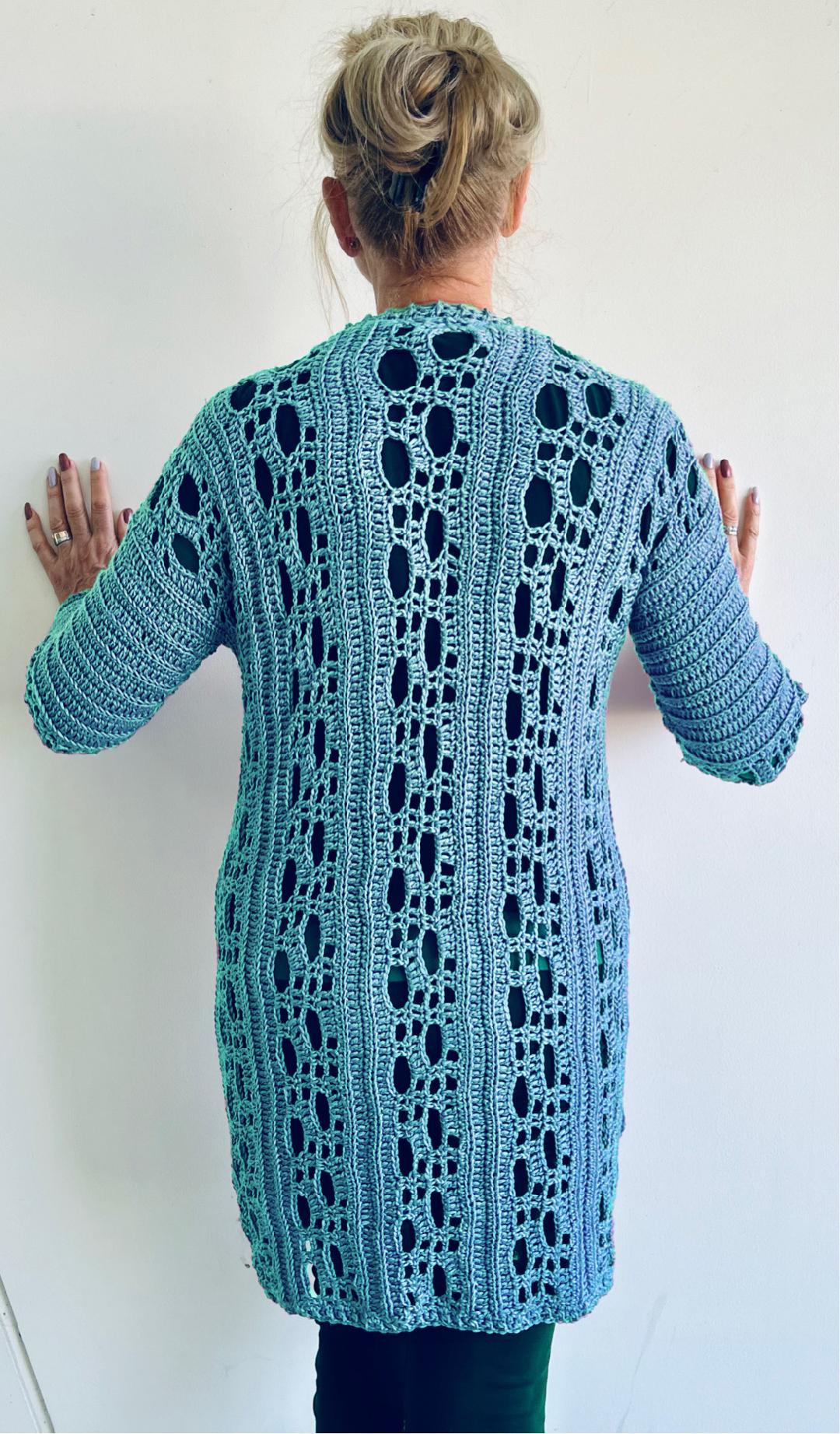 a-MAZE-ing Cardigan - VEST - Haakpatroon - digital pdf file