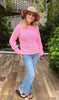 Tickled Pink Sweater - Haakpatroon - met bonus yogasokken - digital Pdf