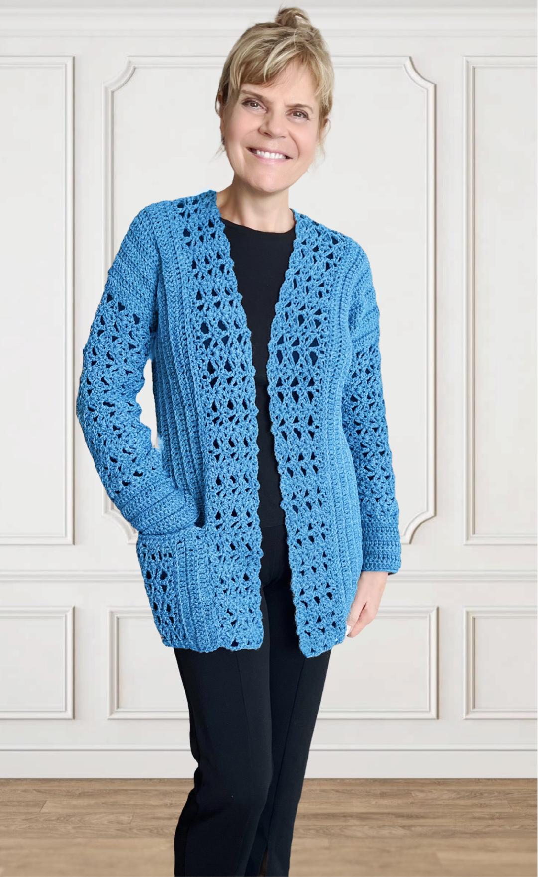 Simply Stunning Cardigan - Vest -  Nederlands Haakpatroon - digital pdf