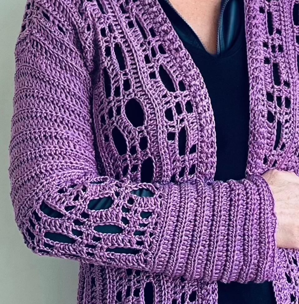 a-MAZE-ing Cardigan - VEST - Haakpatroon - digital pdf file