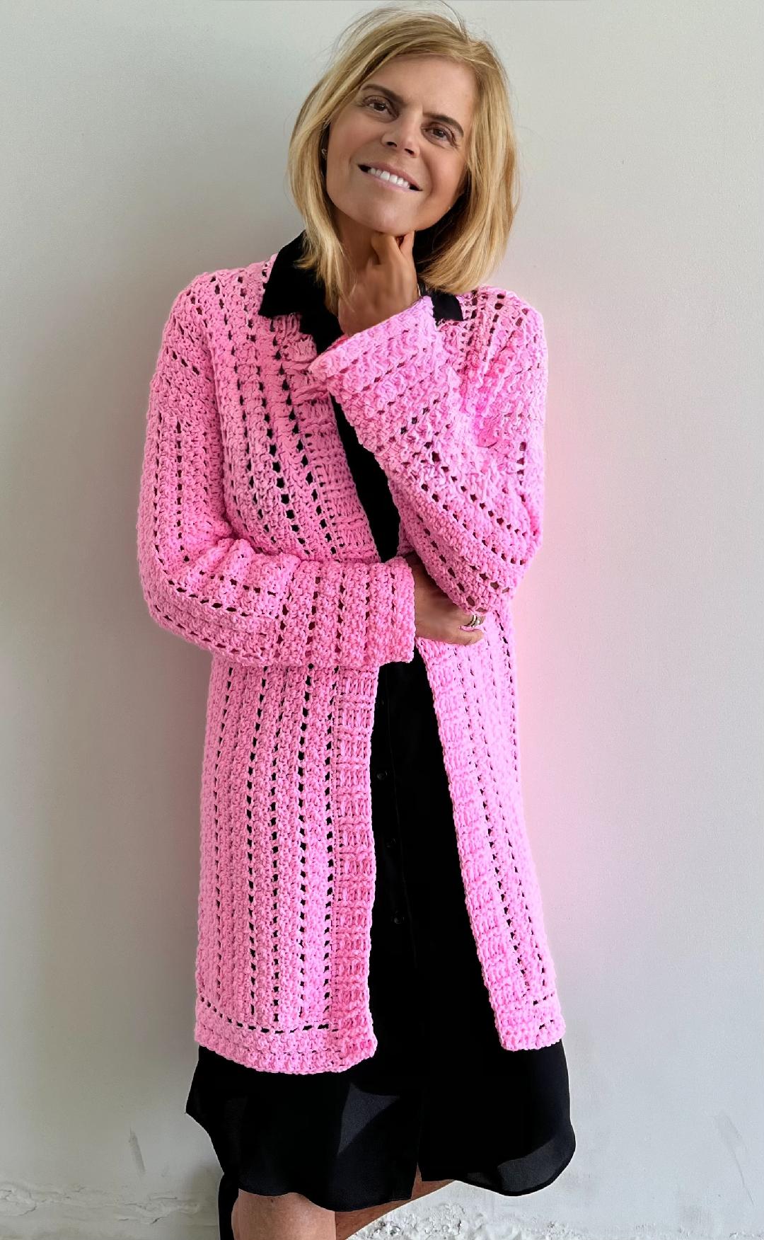 "In the Pink" Vest - Haakpatroon - pdf