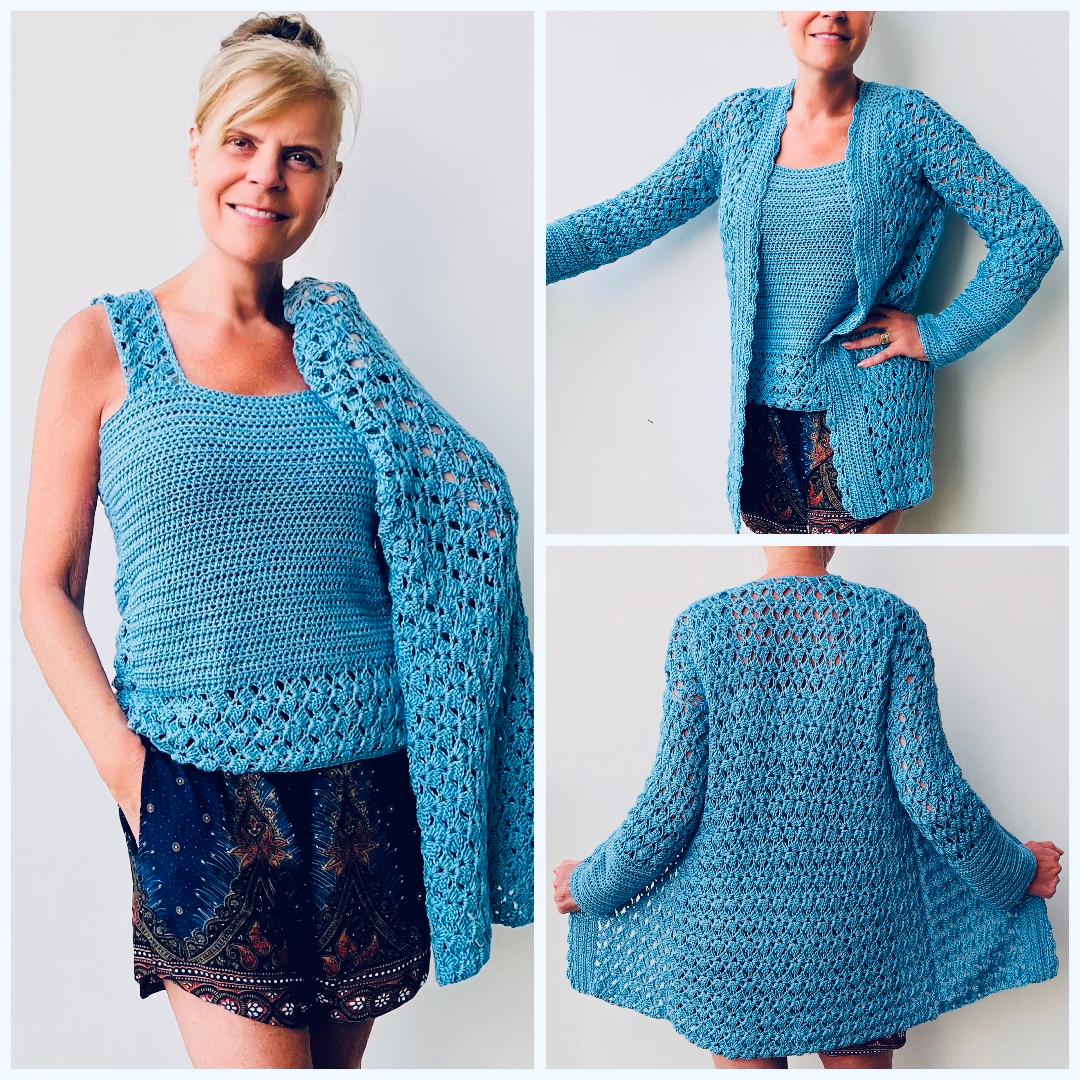 Serenity Glow Duo - Twinset - Haakpatroon  - digital pdf