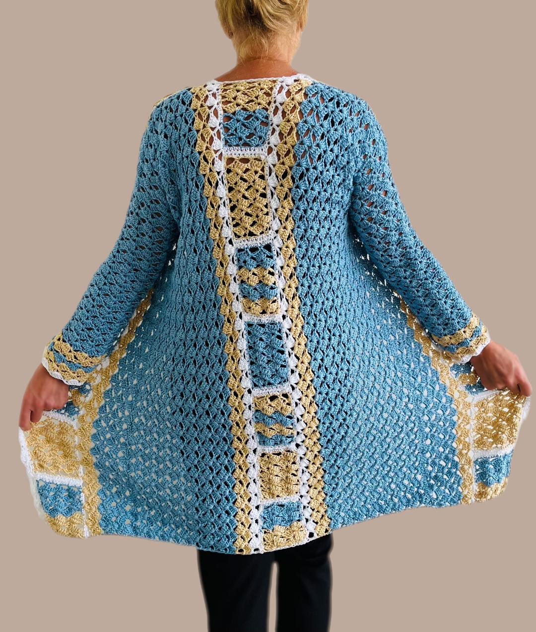 Jenny Squares Vest + Top - Haakpatronen - digital pdf