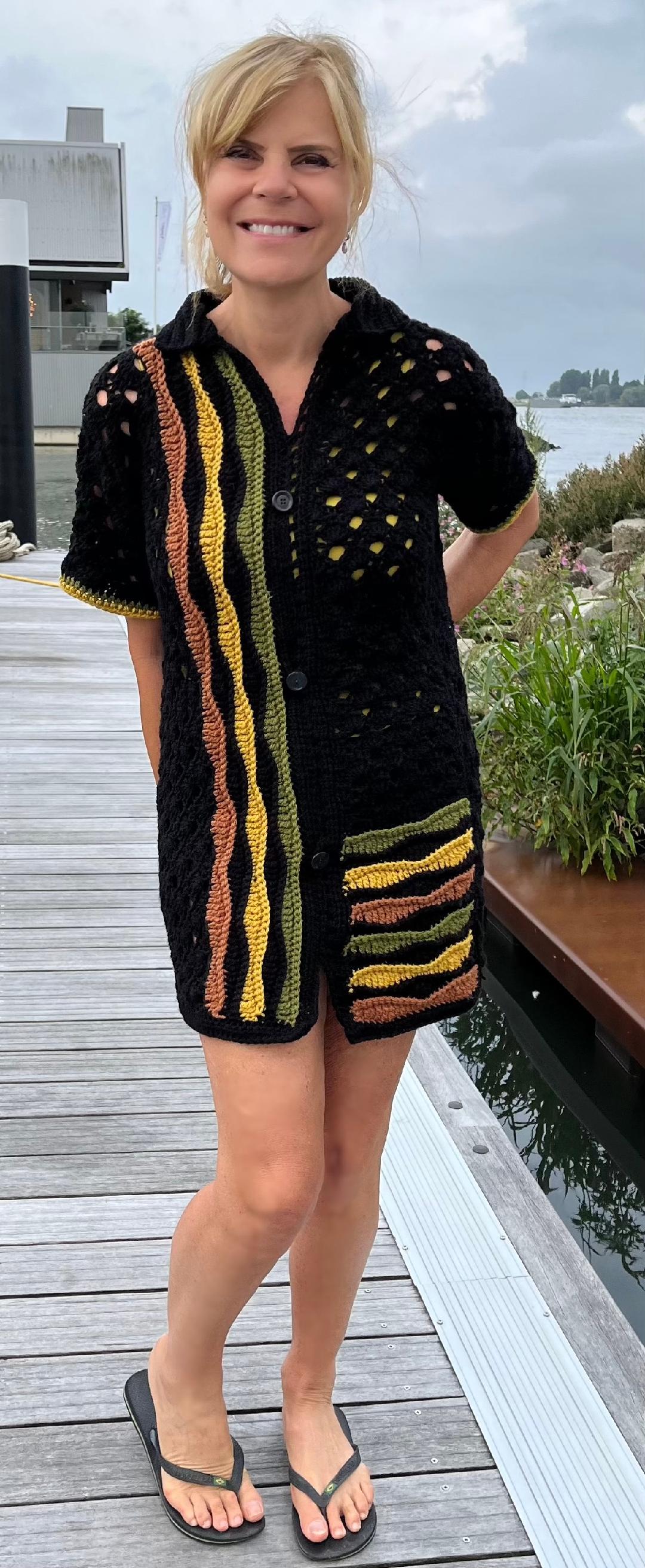 Ripple Rhythm Tunic - Nederlands Haakpatroon - digital pdf