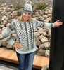 Sage Symphony Sweater (+ bijpassende muts) - Haakpatroon