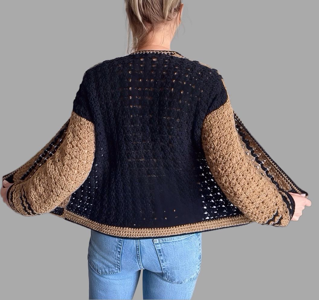 Café Noir Twin Set - Trui & Vest - Nederlands Haakpatroon - digital pdf