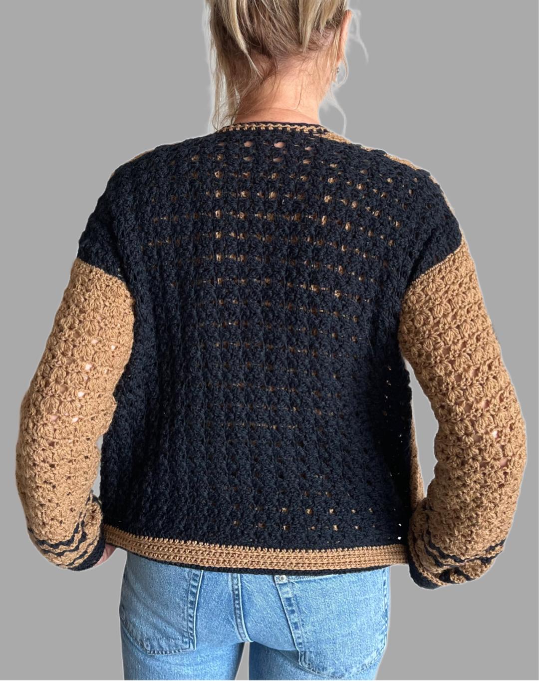 Café Noir Twin Set - Trui & Vest - Nederlands Haakpatroon - digital pdf