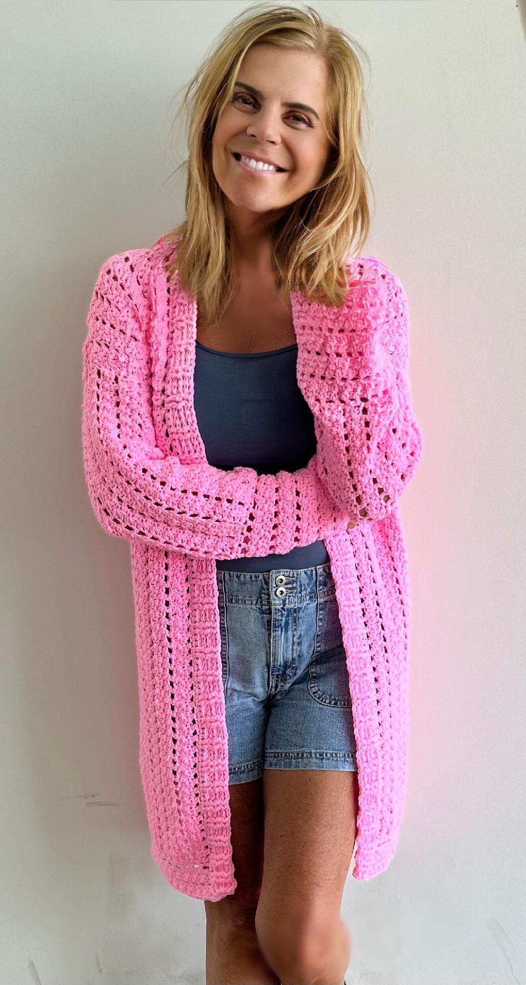 "In the Pink" Vest - Haakpatroon - pdf
