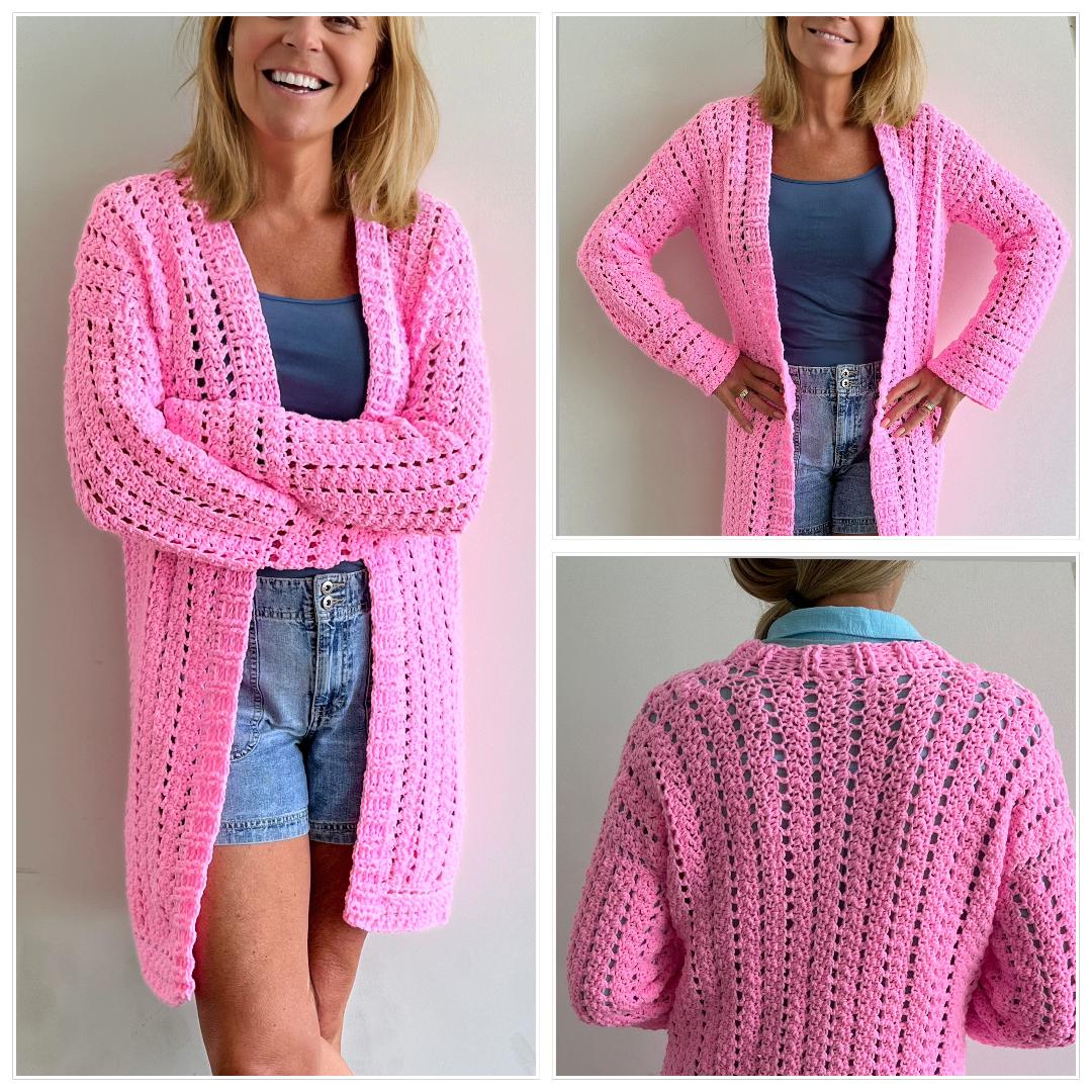 "In the Pink" Vest - Haakpatroon - pdf