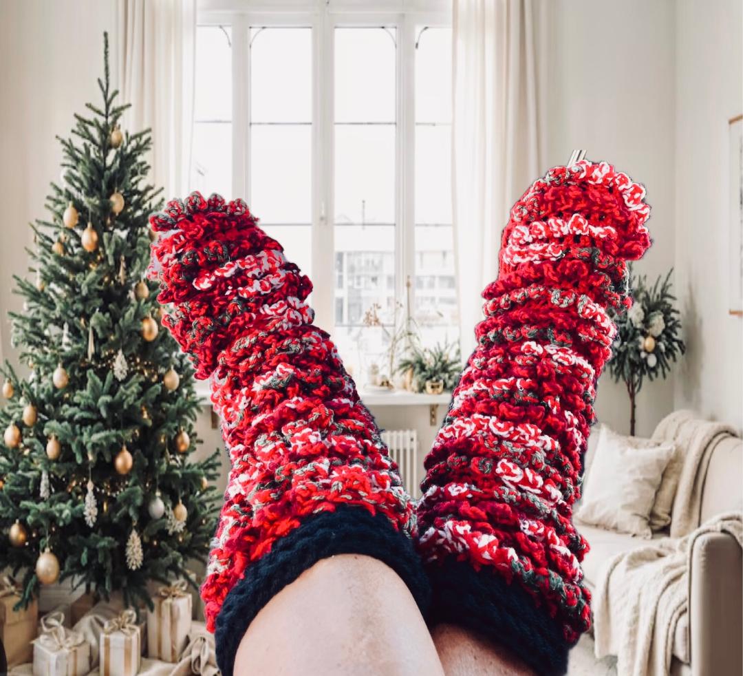 Santa's Favorite SOLE mates - Slippers & Laarsjes - Nederlands Haakpatroon - digital pdf