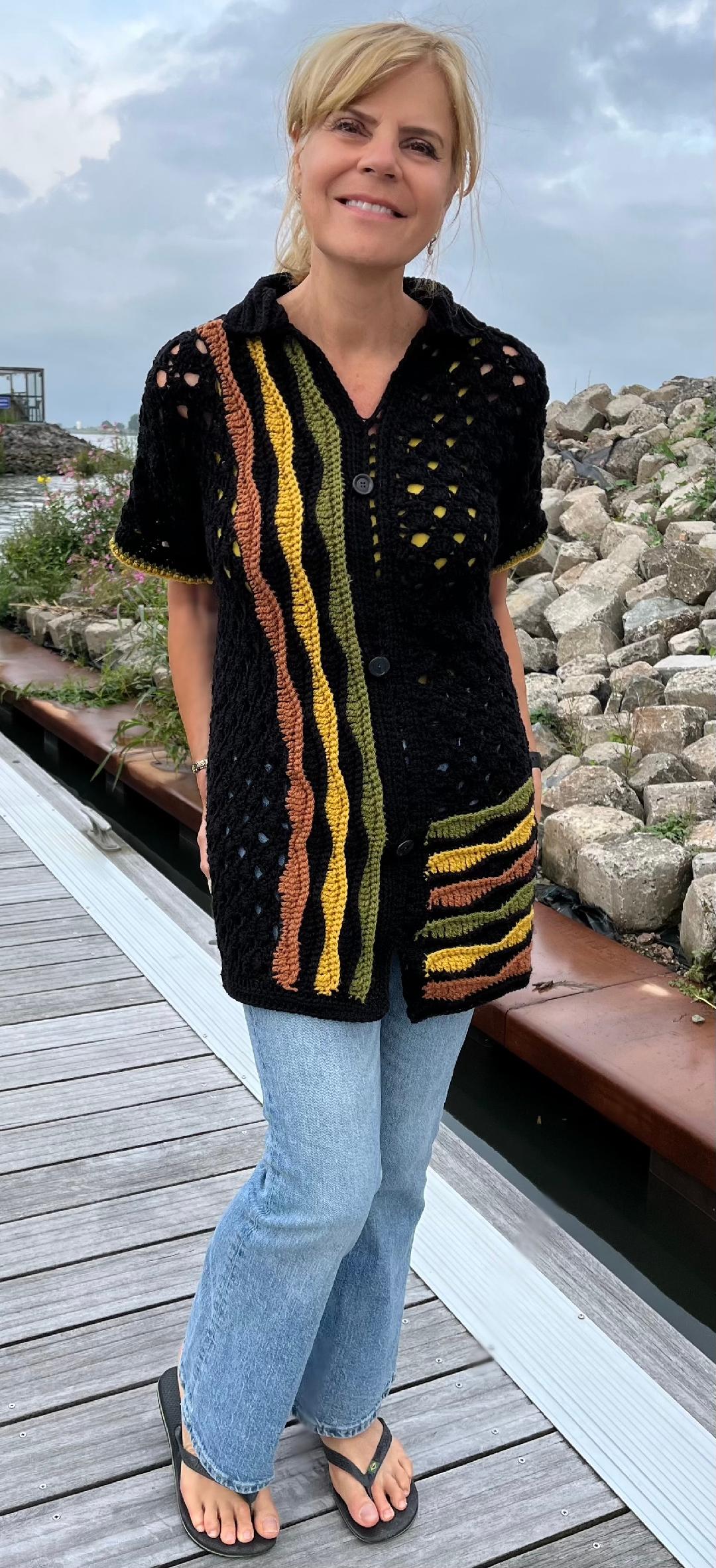 Ripple Rhythm Tunic - Nederlands Haakpatroon - digital pdf