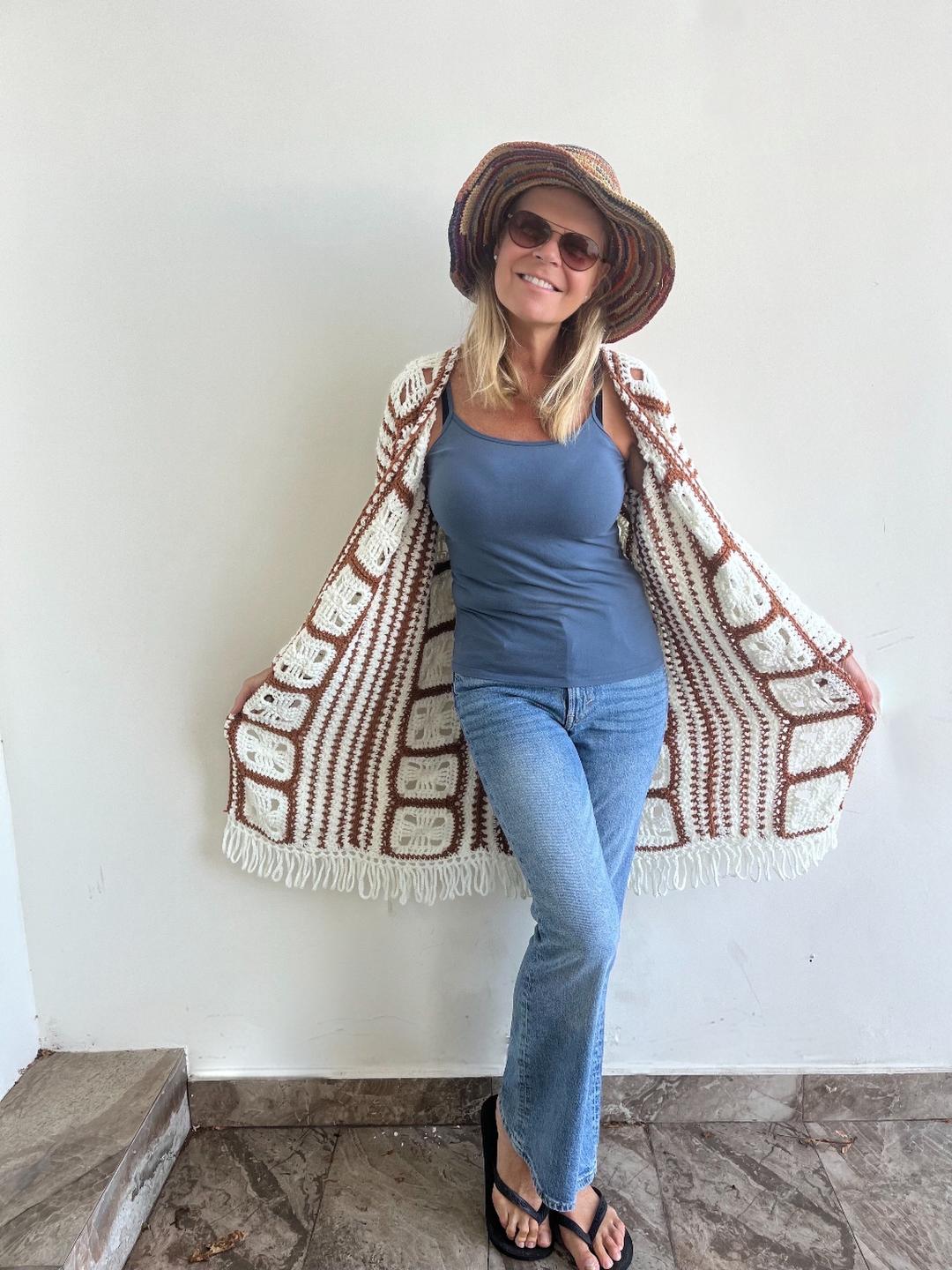 Bohemian Chique Vest - Haakpatroon - digital pdf