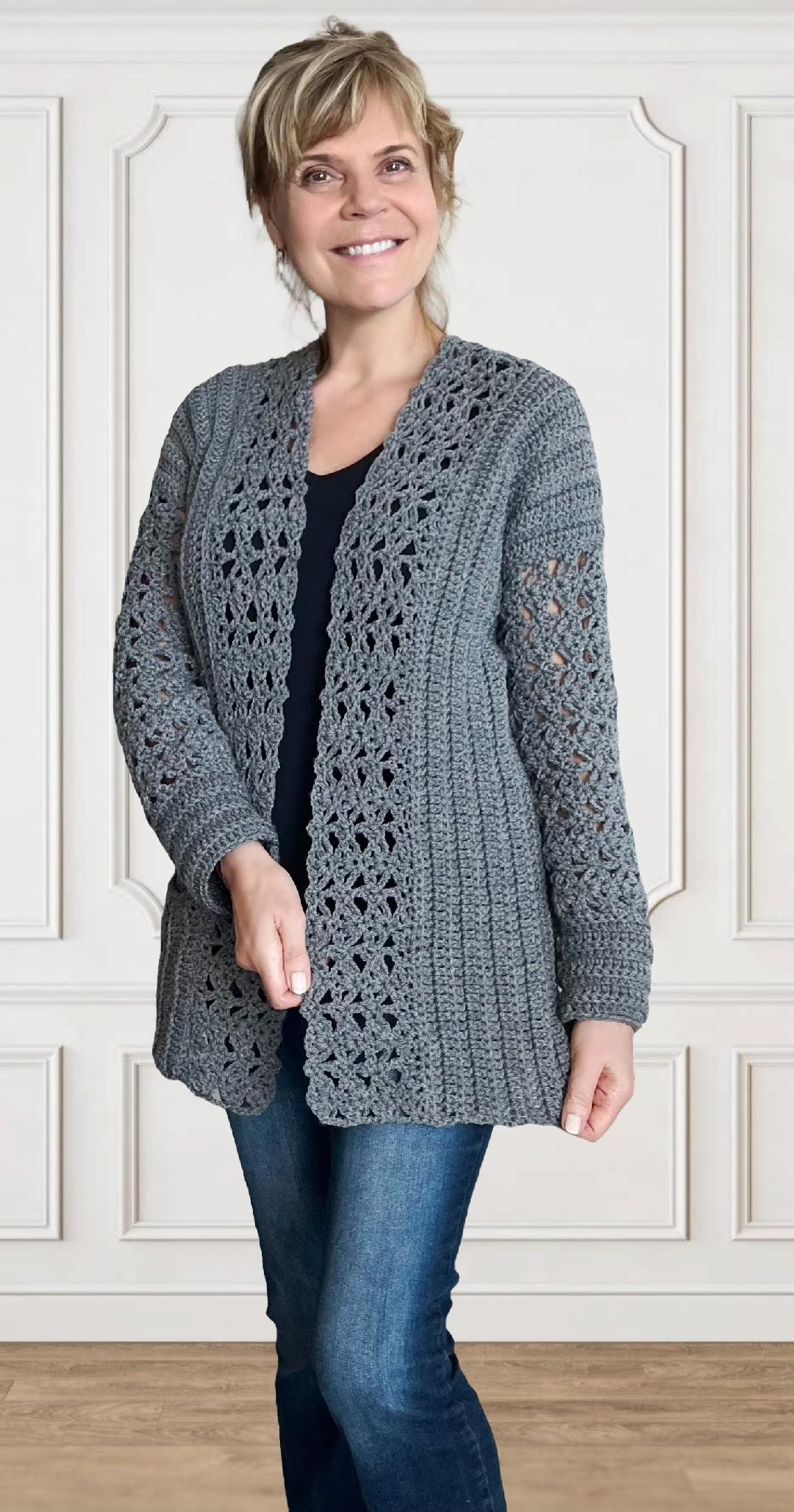 Simply Stunning Cardigan - Vest -  Nederlands Haakpatroon - digital pdf