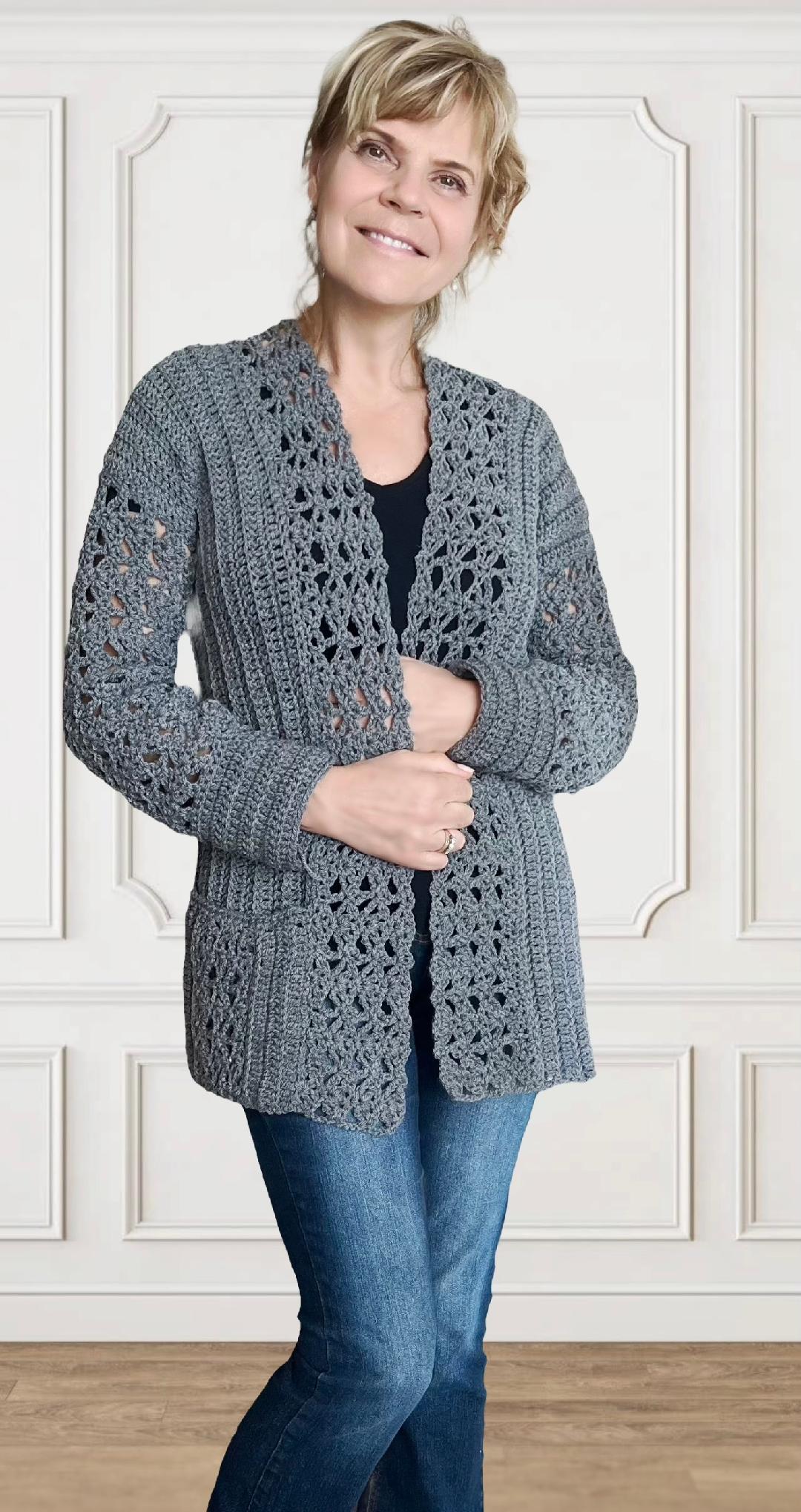 Simply Stunning Cardigan - Vest -  Nederlands Haakpatroon - digital pdf