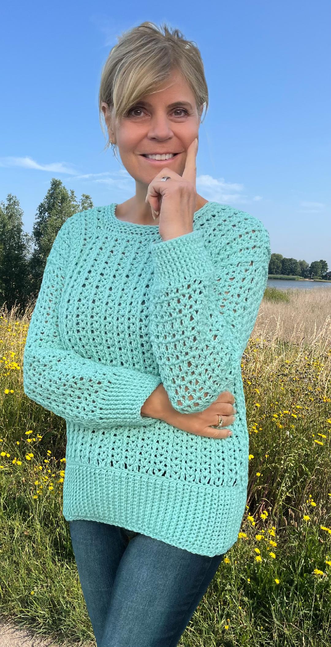 Cozy & Comfy - Trui en Vest - Nederlands Haakpatroon - digital Pdf.