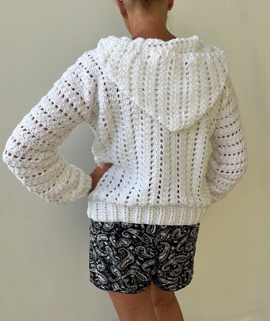 In the Mood for a Hood - Haakpatroon - Hoodie Sweater - Pdf