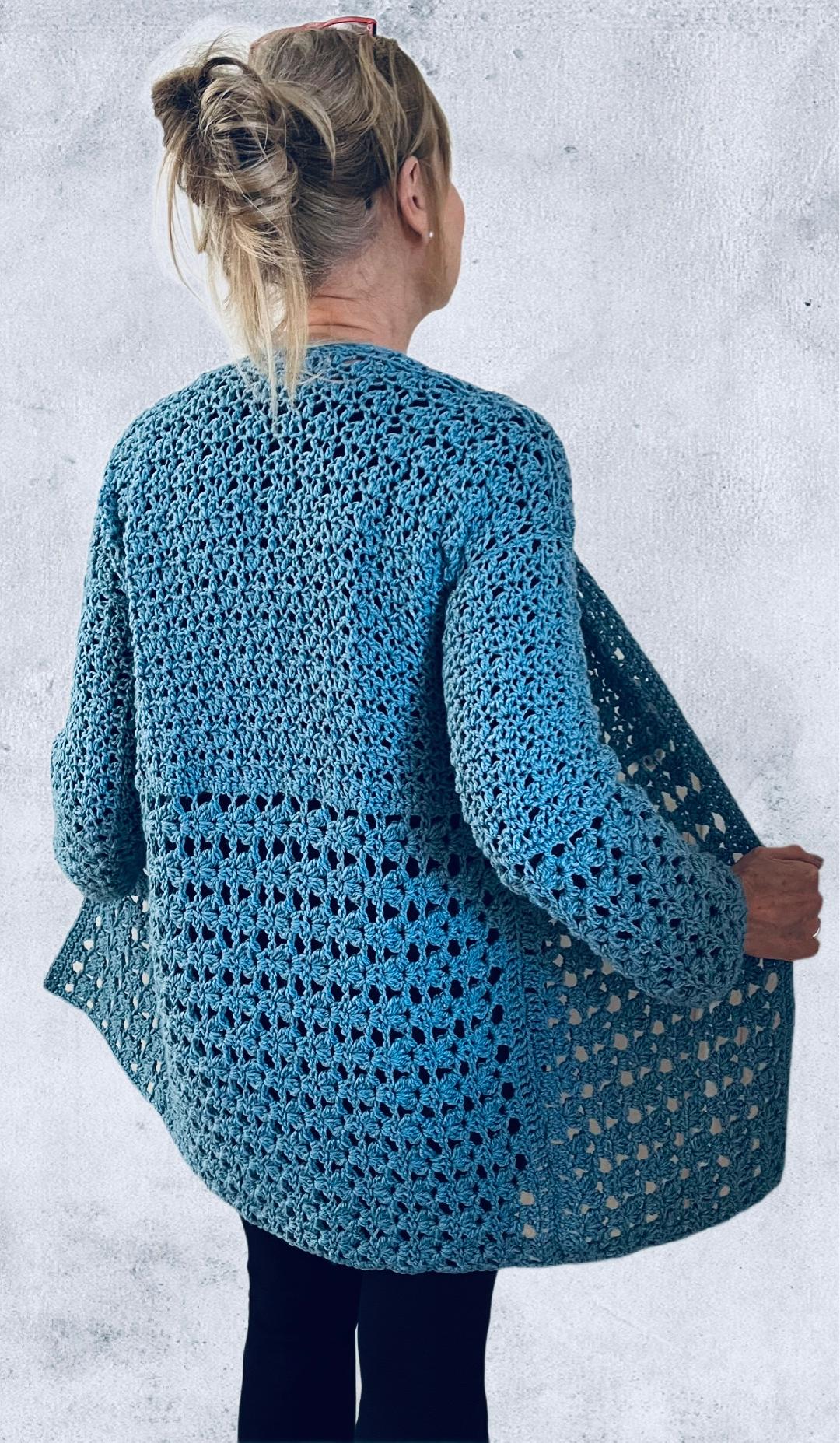 Serenity Cardi - Haakpatroon Vest - digital download pdf