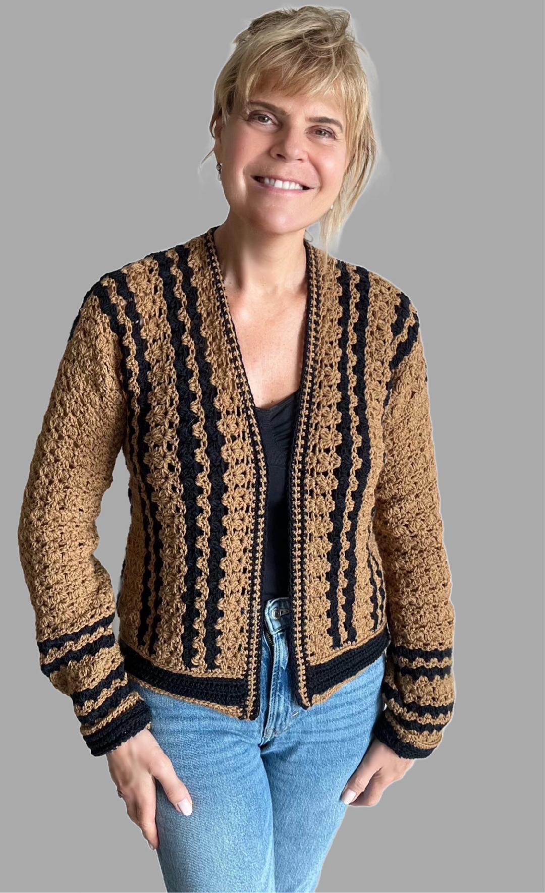 Café Noir Twin Set - Trui & Vest - Nederlands Haakpatroon - digital pdf