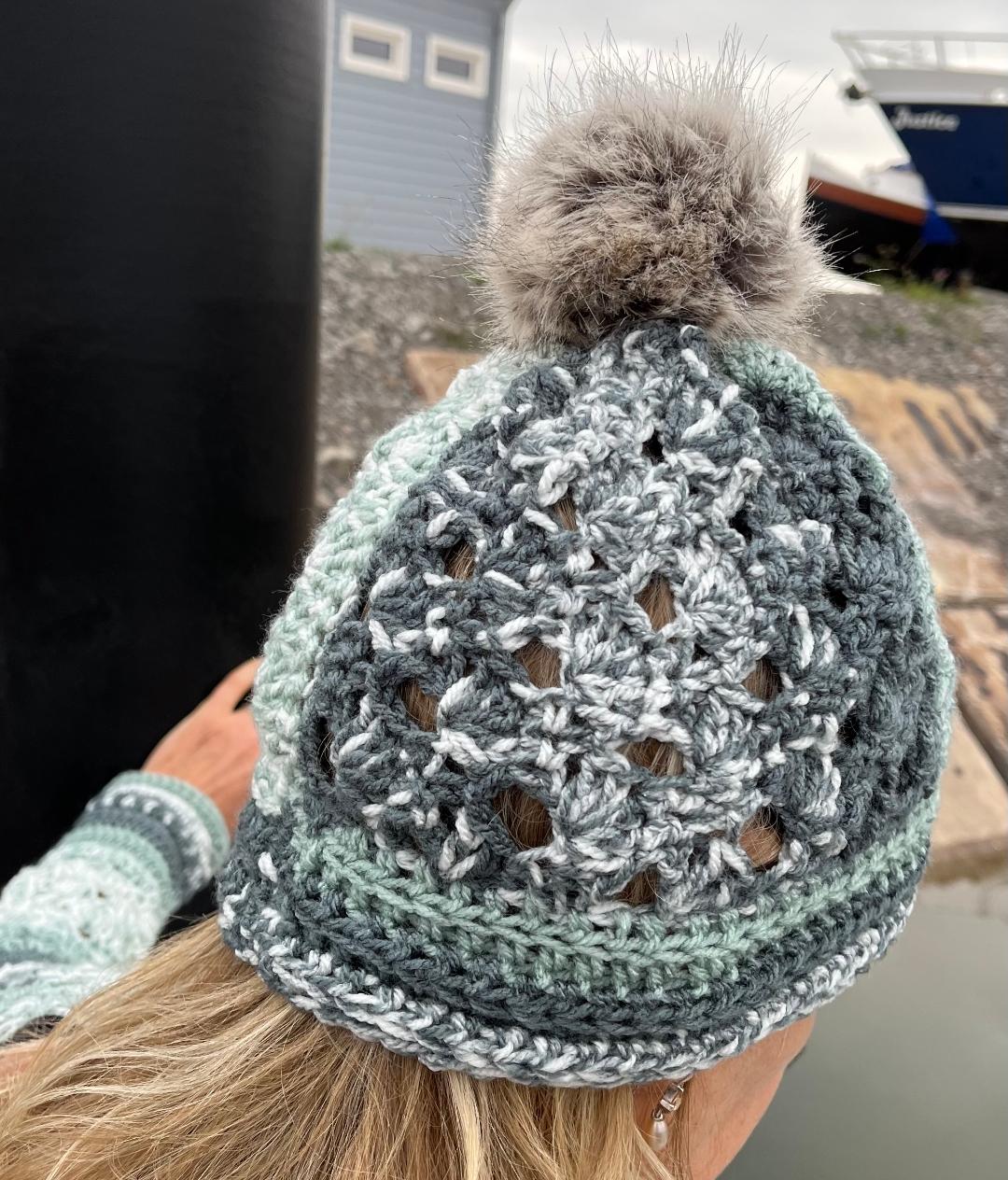 Sage Symphony Sweater (+ bijpassende muts) - Haakpatroon