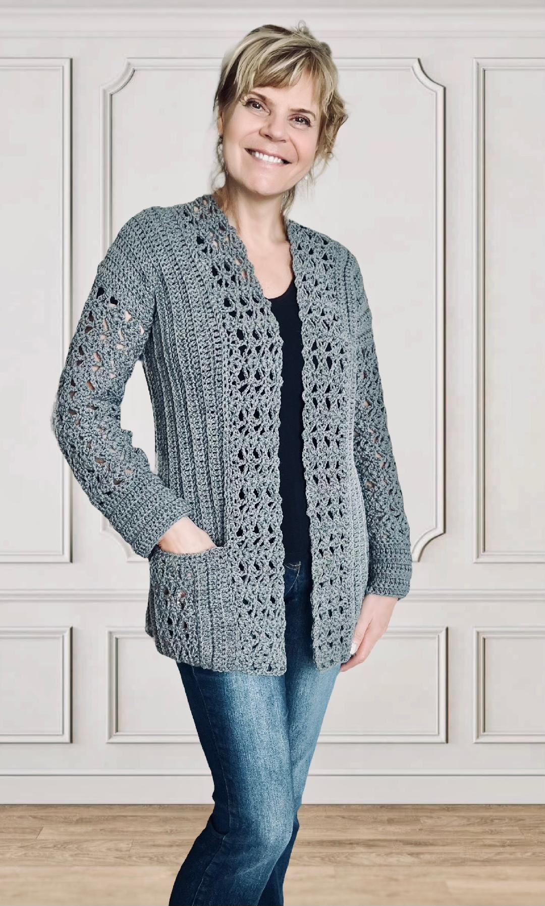 Simply Stunning Cardigan - Vest -  Nederlands Haakpatroon - digital pdf