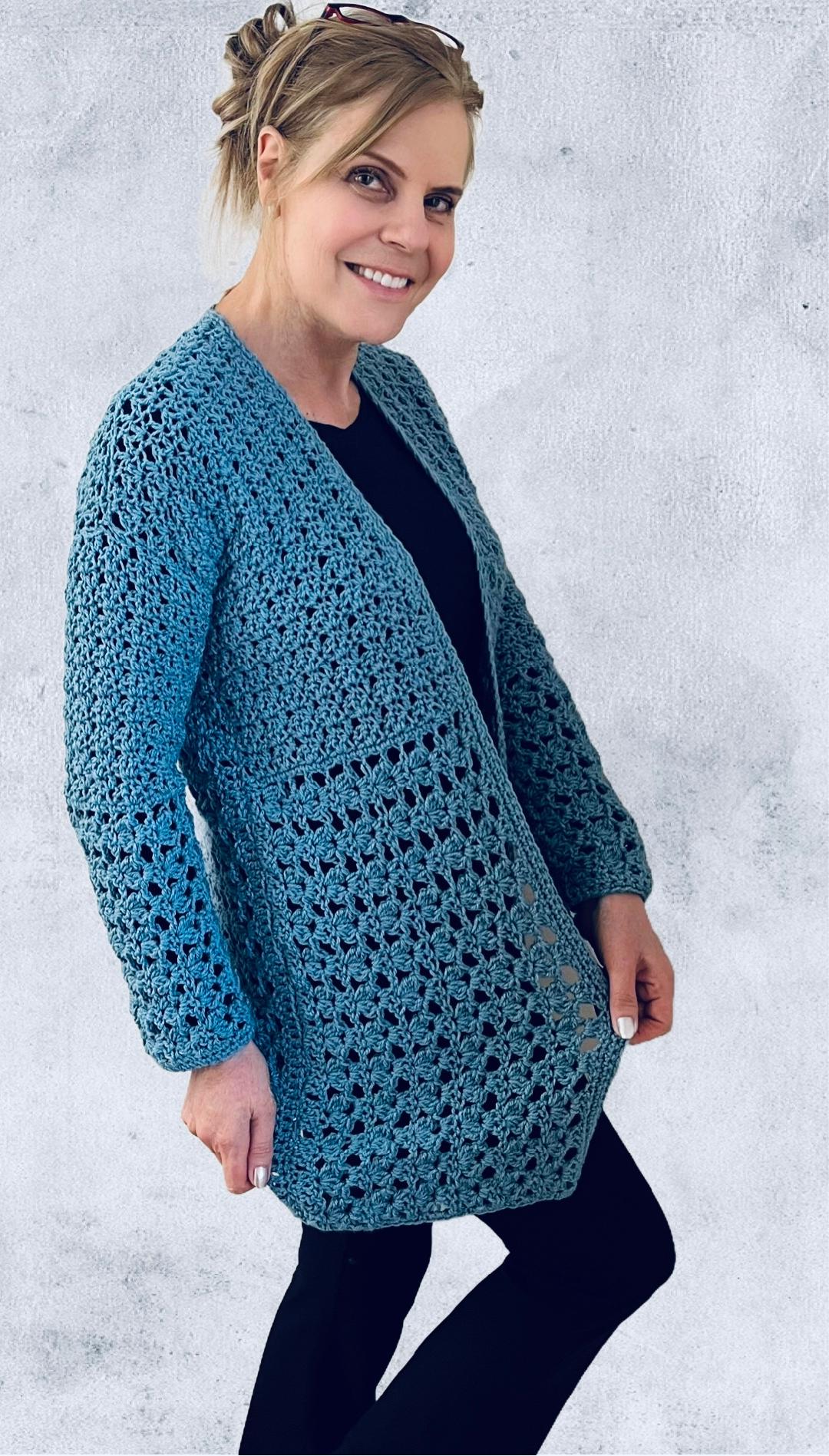 Serenity Cardi - Haakpatroon Vest - digital download pdf