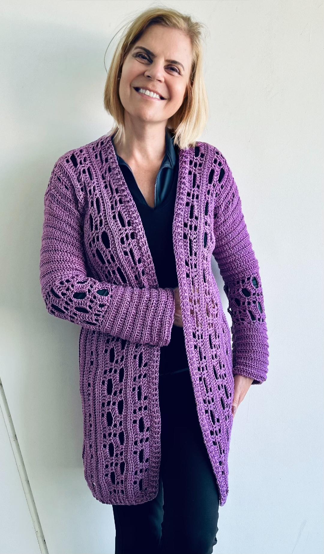 a-MAZE-ing Cardigan - VEST - Haakpatroon - digital pdf file