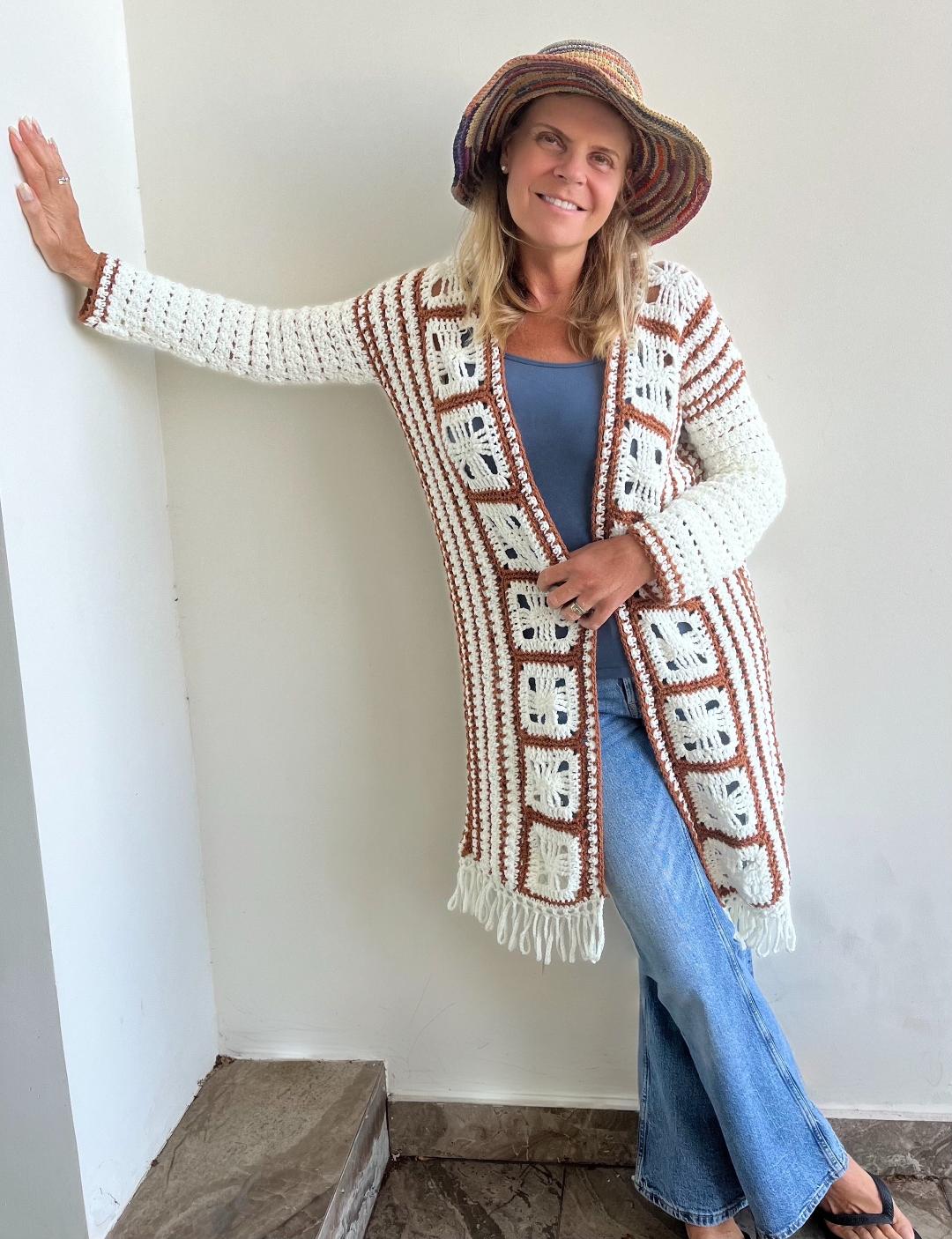 Bohemian Chique Vest - Haakpatroon - digital pdf