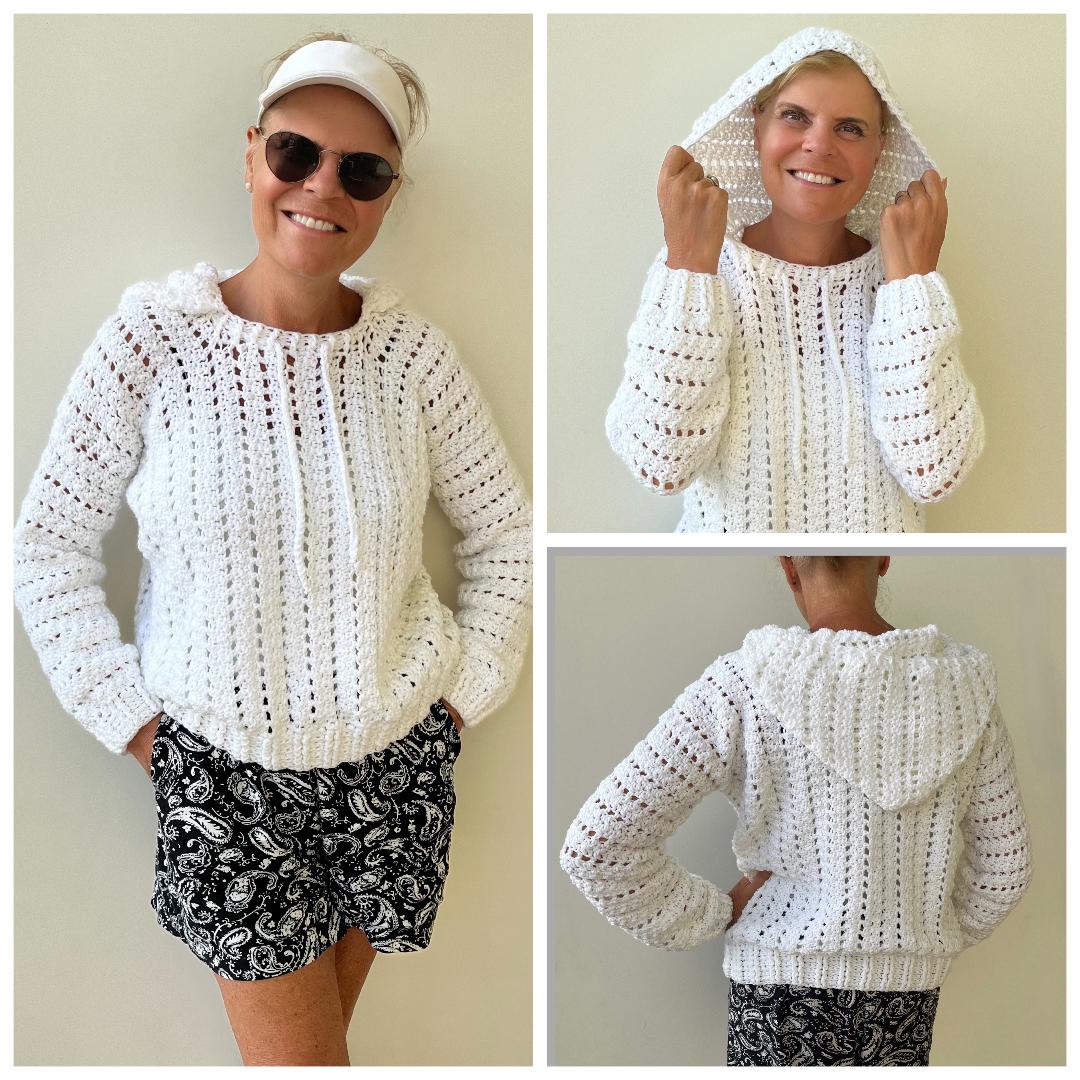 In the Mood for a Hood - Haakpatroon - Hoodie Sweater - Pdf