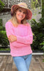 Tickled Pink Sweater - Haakpatroon - met bonus yogasokken - digital Pdf